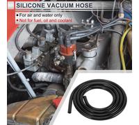 1 Pièce Tuyau De Silicone Universel Pour Aspiration Haute Température 5Ft 3/16" 5Mm Id 3Mm épaisseur Ligne D'Aspiration Automobile Pression Max 130Psi Silicone Noir