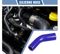 1 Pièce Tuyau en Silicone Bleu pour Voiture 32-38mm 1,26"-1,50" ID 102mm 4,02" Longueur 45 Degrés Universel