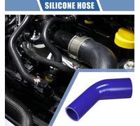 1 Pièce Tuyau en Silicone Bleu pour Voiture 45-60mm 1,77"-2,36" ID 120mm 4,72" Longueur 45 Degrés Tuyau de refroidissement- Universel en Silicone pour Voiture