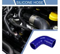 1 Pièce Tuyau En Silicone Bleu Pour Voiture, Id 45mm/1.77"-51mm/2.01", Longueur 90mm/3.54", Angle De 90 Degrés, Tuyau De refroidissements Universel En Silicone Pour Voiture