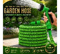 1 pièce Tuyau magique 30m/45m - Tuyau de jardin extensible avec irrigation haute pression, tuyau de pulvérisation multifonction pour voiture, conception rétractable, outil de pistolet de pulvérisation