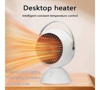 1 pièce + type de prise 220V 900W petit radiateur d'air chaud portable, protection contre la surchauffe, protection anti-basculement, grille anti-brûlure, pour salon, bureau, chauffage de pièce, venti