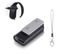1 pièce USB C Adapter Compatible pour 5V/1A Adaptateur de Charge Portable pour Samsung Galaxy Fit 3/ Huawei Watch fit 3/2/fit/fit/mini, Huawei Band9/8/7/6/6 Pro/Honor Band 9/7/6/ES- Noir