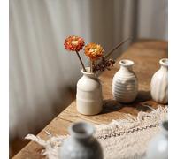 1 pièce Vase en céramique exquis, artisanat de décoration d'intérieur créatif, polyvalent en tant que support d'aromathérapie et mini-vase pour les arrangements floraux/l'hydroculture, idéal pour le s