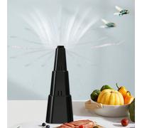 1 pièce Ventilateur anti-mouches rotatif multifonction, ventilateur anti-mouches de table utilisant une méthode physique pour protéger les aliments et les boissons des mouches, convient pour les resta