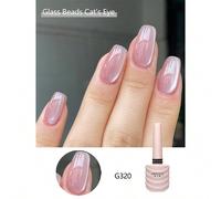 1 Pièce Vernis À Ongles En Gel Chatoyant Cat Eye En Forme De Mini-ampoule De Perle En Verre 10 Ml, Ensemble Chatoyant Pour L'art Des Ongles Pour Une Utilisation En Salon, Nouvelles Arrivées D'automne 
