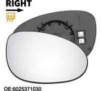 1 Pièce Verre De Miroir De Remplacement C?té Droit No.6025371030 Pour Renault Espace 1997-2002 Convexe Chauffant