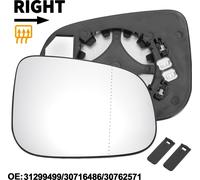 1 Pièce Verre Remplacement Pour Rétroviseur Pour Volvo S80 2012-2016 C?té Passager Droit Avec Plaque De Support No.31299499/30716486/30762571 Verre Réel Plastique