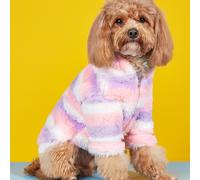 1 pièce Veste à capuche en peluche pour animaux de compagnie, Sweat-shirt-shirt en polaire doux et chaud pour chats, chiens et chiots en hiver, plusieurs couleurs disponibles L,M,S,XL,XSFlanelle
