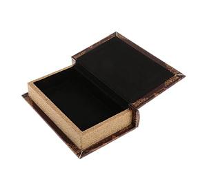 ＡＷＨＡＯ 1 Pièce Vintage Hollow Books Props Books pour Cacher L'argent Des Bijoux, Brown_C