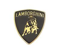 1 Pièce Voiture 3D Métal Emblème Autocollant pour Lamborghini Gallardo Aventador Huracan Urus Coffre Arrière Badge Décor Accessoires,Gold