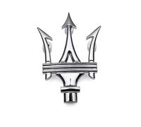 1 Pièce Voiture ABS Remplacer Autocollant pour Maserati Granturismo Quattroporte GTS Ghibli Levante GT Gran Cabrio MC GranSport coupé Emblème Insigne Accessoire de Style,C