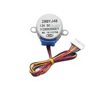 1 Piece Wall Mount Air Conditioner 2P 12V Motor 28BYJ48 with 21cm Cable Compatible with AUX Air Conditioner Oscillating Blade Synchronous Motor