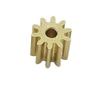1 pièces 0.6M module 8T 9T 10T 12T dents métal cuivre laiton engrenage moteur broche roue dentée ajustement 2mm 3.175mm diamètre d'arbre(C 10T 1.98mm Hole)