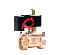 1 pièces 1-1/4 "électrovanne normalement ouverte à économie d'énergie vanne de commutation en laiton vanne d'eau 380VAC, 240VAC, 220VAC mise sous tension 24 heures sans chaleur(NPT-240VAC)