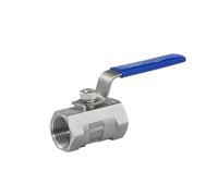 1 pièces 1/2 "1" 1-1/2 "2" robinet à tournant sphérique intégré en acier inoxydable vapeur haute température robinet à tournant sphérique filetage interne vanne de commutation vanne d'eau(1-1/4")