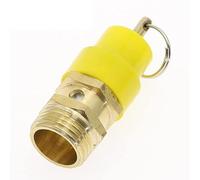 1 pièces 1/4 ''3/8" 1/2" BSP 1/3/4/5/6/7/8/10/12KG compresseur d'air soupape de décharge de sécurité régulateur de libération de pression for tuyauterie de pression(1/8",4KG)