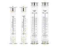 1 pièces 1.5 "Tri pince K50.5mm 304 acier inoxydable PVC LZM-25GK liquide gaz eau flotteur débitmètre installation verticale(4-40GPM 15-150LPM,Liquid)