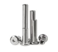 1 pièces/10 pièces M3 M4 M5 M6 M8 M10 304 tête de douille hexagonale plate en acier inoxydable Allen Rivet Joint insérer manchon écrou(1pc M10(OD 13mm),16mm)