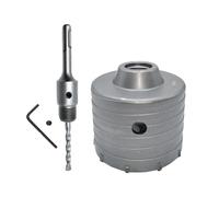 1 pièces 100mm de diamètre scie cloche à béton foret mural SDS PLUS tige 110mm foret creux électrique marteau perforateur coupe-trou for béton, maçonnerie