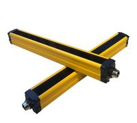 1 pièces 10mm 28 faisceaux capteur de rideau lumineux de sécurité interrupteur réseau dispositif de sécurité équipement d'automatisation détection infrarouge DC12-24V NPN PNP(Max scanning 10m,NPN)