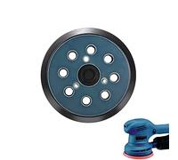 1 pièces 125mm Plateau de ponçage, Rond Disques de Ponçage à 8 Trous patin PU, pour ponceuse Plateau ponçage souple Remplacer,pour Makita,DW,Porter
