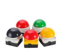1 pièces 1NO interrupteur à clapet pied/main IP65 EFAK tête de champignon arrêt d'urgence bouton poussoir interrupteur autobloquant auto-réinitialisation Anti-Sho(Auto Reset Yellow)