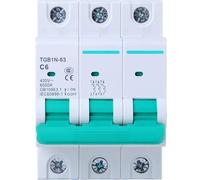 1 pièces 1P 2P 3P 4P DC 220V-380V 10 Mini disjoncteur solaire système de fusible énergie solaire 3/6/10/16/20/25/32/40/50/63/A(4P,4A)