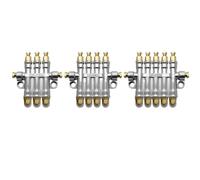 1 pièces 2/3/4/5/6/7 voies détective volumétrique graisse distributeur d'huile valeur bloc collecteur for système de lubrification centralisé(4 Way with Connector)