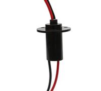 1 pièces 2/3/4/6/8/12 canaux Mini joint tournant bague collectrice Dia 22/31mm 5A 10A 15A 30A 60A cardan collecteur anneaux électriques connecteur(Dia 22mm 2ch 30A)