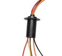 1 pièces 2/3/4/6/8/12 canaux Mini joint tournant bague collectrice Dia 22/31mm 5A 10A 15A 30A 60A cardan collecteur anneaux électriques connecteur(Dia 31mm 5ch 30A)