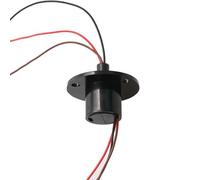 1 pièces 2/3/4/6/8/12 canaux Mini joint tournant bague collectrice Dia 22/31mm 5A 10A 15A 30A 60A cardan collecteur anneaux électriques connecteur(Dia 22mm 3ch 5A)