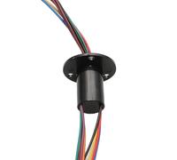 1 pièces 2/3/4/6/8/12 canaux Mini joint tournant bague collectrice Dia 22/31mm 5A 10A 15A 30A 60A cardan collecteur anneaux électriques connecteur(Dia 22mm 8ch 10A)