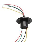 1 pièces 2/3/4/6/8/12 canaux Mini joint tournant bague collectrice Dia 22/31mm 5A 10A 15A 30A 60A cardan collecteur anneaux électriques connecteur(Dia 22mm 4ch 5A)