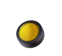 1 pièces 25A 22mm interrupteur à bouton-poussoir à courant élevé avec lumière 1NO/1NO1NC câblage rapide(Yellow,1NO1NC_LATCHING_220V)
