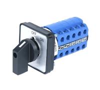 1 pièces 26/LW26-20 OFF sur 2 positions 5 pôles 20A 660V 20 bornes Machine-outil marche/arrêt commutateur de verrouillage rotatif(COA.5 OFF ON 64X64mm)