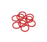 1 pièces 3.1mm 3.5mm OD 10mm-78mm caoutchouc de Silicone O-RING VMQ bagues d'étanchéité réparation squelette joint d'étanchéité à l'huile joint torique rondelle(Red,OD 28mm (50Pcs),3.1mm)