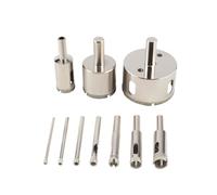 1 pièces 3-50mm scie cloche en verre diamant enduit forets couronne de forage pour carrelage marbre céramique outils électriques, 10mm