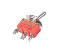 1 Pieces 3-Pin ON-ON 3 file Toggle Switch 15A 250V AC Orange E-TEN1121 NWPNLXEA(E-TEN1121,Quantity 1PCS)