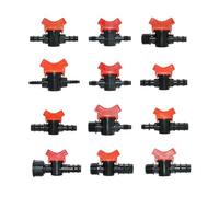 1 pièces 4/8/10/12/16/20/25mm tuyau barbelé petite Valve robinet de jardin connecteurs barbe avec 1/2 3/4 pouce filetage système d'irrigation goutte à goutte raccord(F)