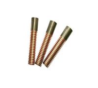 1 pièces 40mm - 120mm EDM Machine filetage électrode d'anode W70Cu30 électrodes de taraudage en cuivre tungstène métrique M1.2-M24(M12x50x75mm)