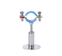 1 pièces 50-100mm 100-150mm tige réglable ajustement 19-108mm OD Tube 304 en acier inoxydable support de suspension pince Support avec plaque Base(50-100mm Adjust,25-27mm OD Tube)
