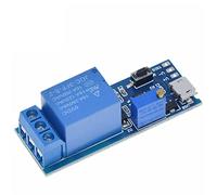 1 pièces 5V-30V Module de temporisation relais retard commutateur déclenchement réglable puissance Micro USB
