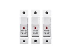 1 pièces 63A base RT18-63X fusible 1P2P3P4P porte-fusible RT14 basse tension 14X51(RT18-63X seat)