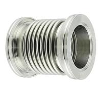 1 pièces 63mm 304 tuyau Flexible à soufflet sous vide en acier inoxydable-raccord à bride sous vide à connexion rapide,(500mm)