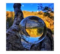 1 pièces 70mm-100mm K9 clair lustre lentille boule de verre boule de cristal support for sphère maison boule décorative(No base,80mm)