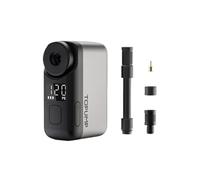 1 pièces 93g Ultra-léger POCKET SE Mini pompe à vélo électrique, Max 100PSI gonfleur rapide for vélo de route double vannes(AIRBANK 300mAh)