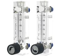 1 pièces 94mm 106mm hauteur eau gaz Air flotteur débitmètre Type de panneau rotamètre avec vanne de commande(0.2-2 LPM Air 94 H)