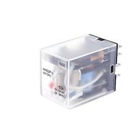 1 pièces AC 12V 24V 36V 48V 110V 220V 380V relais électromagnétique avec indicateur LED HH52P MY2 série 12VDC HH52P-L MY2NJ(AC 220V)