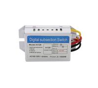 1 pièces AC110V 2/3 commutateur de Section de contrôle d'indépendance des routes commutateur de sous-section numérique à 2 voies commutateur par pièce à 3 voies for plafonnier(2 ways)